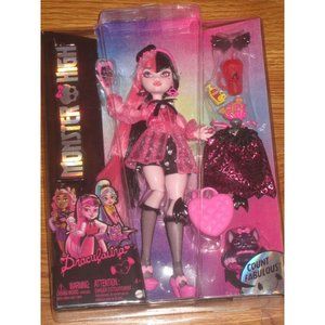 2022 Monster High DRACULAURA G3 Reboot Doll w Count Fabulous